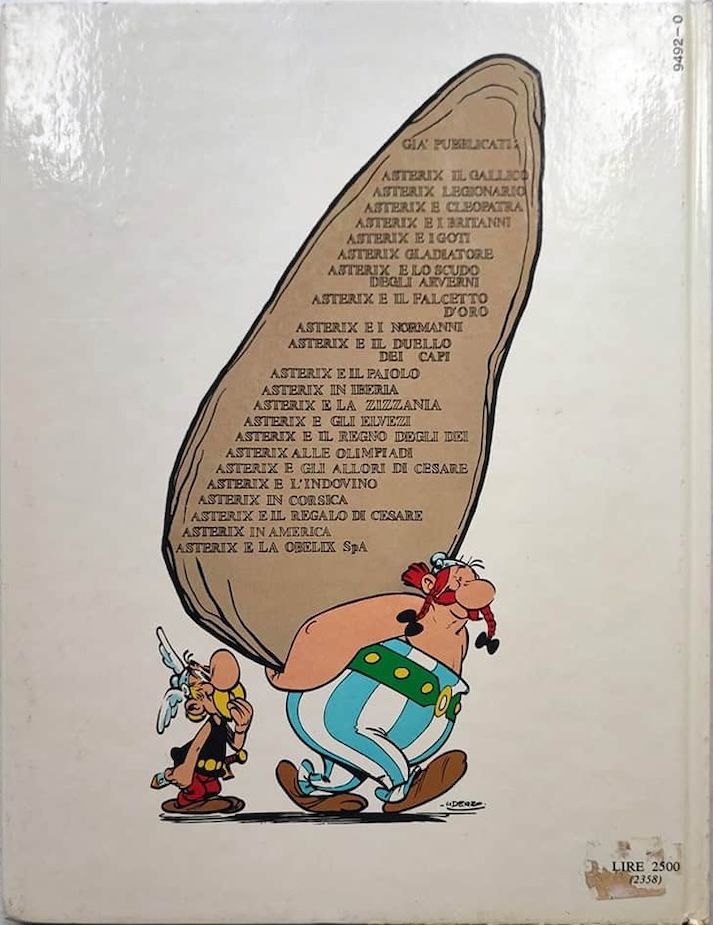 Astérix (Mondadori backcover)
