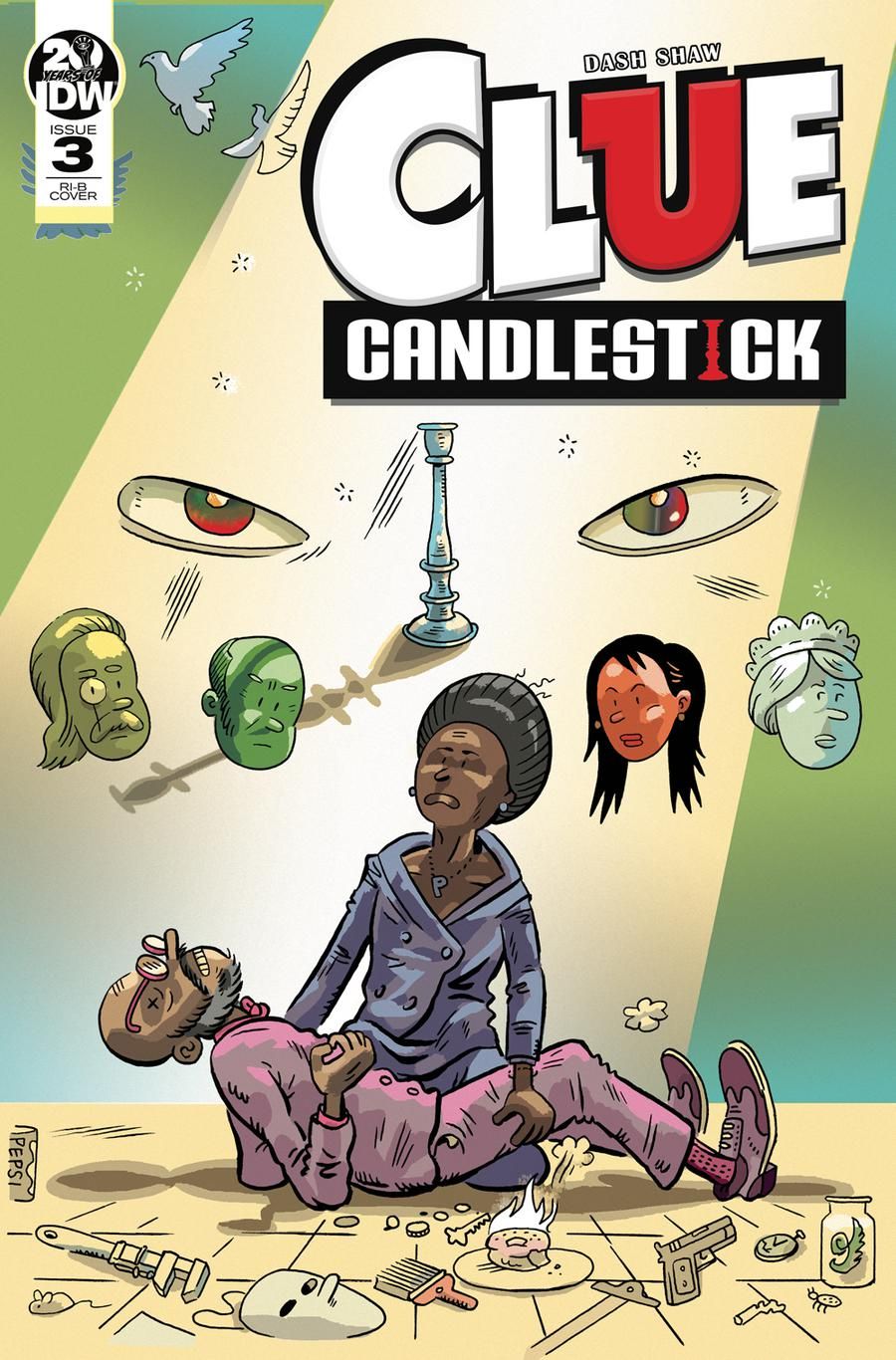 Clue Candlestick #03 (cover C - Kevin Huizenga)