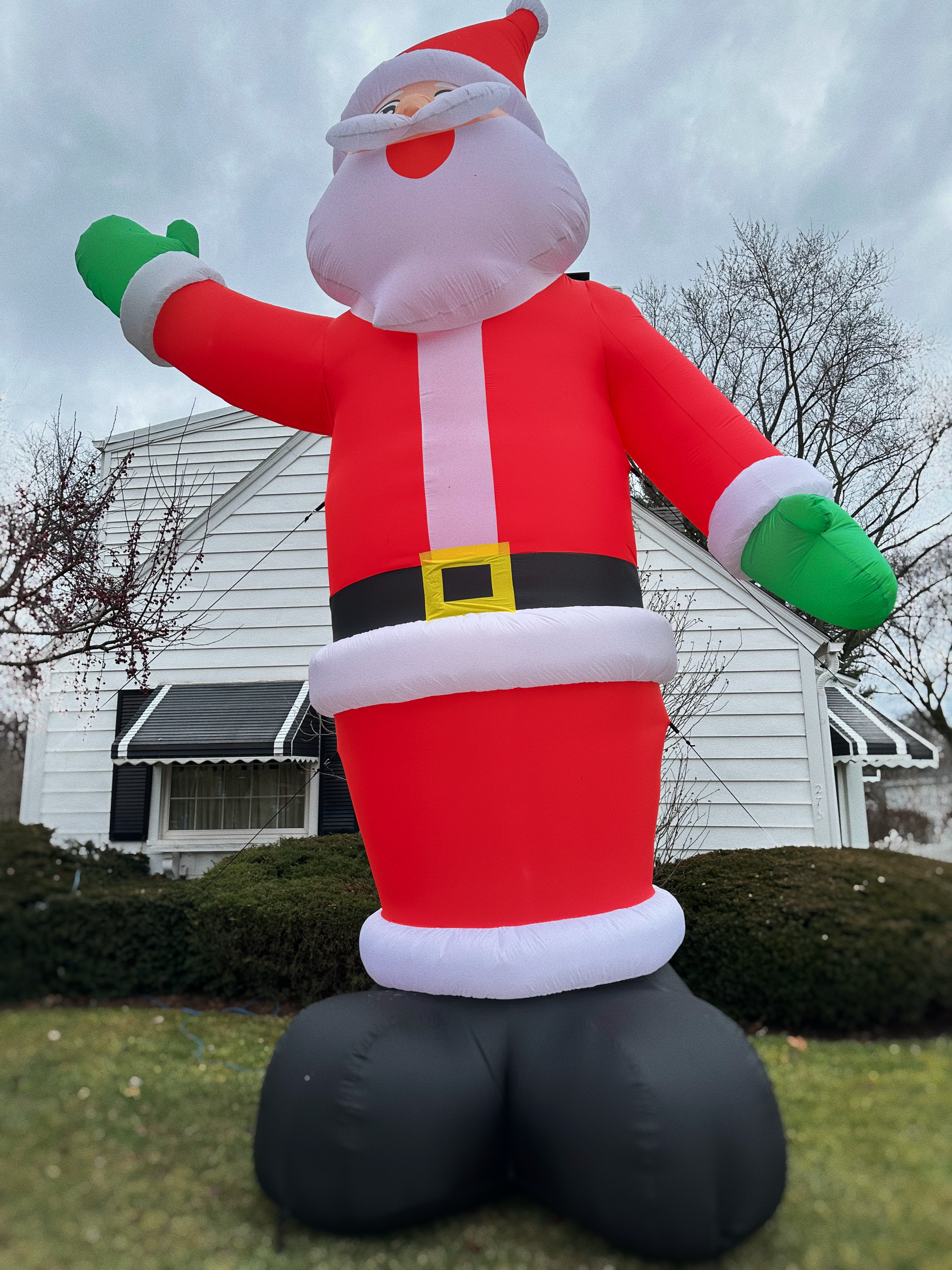 Gigantic inflatable Santa
