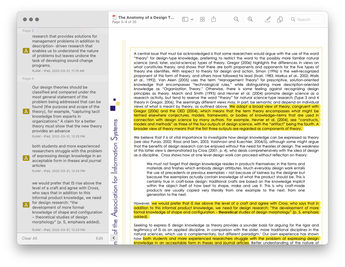 PDF Viewer’s Annotation sidebar