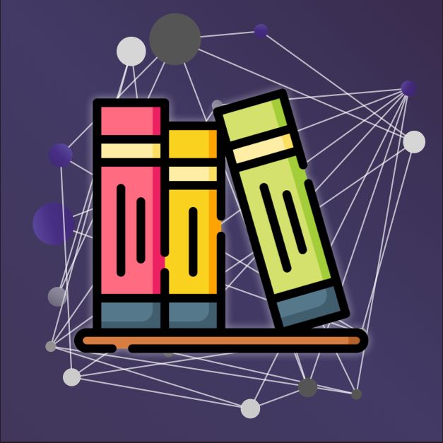 An icon for a Books button.