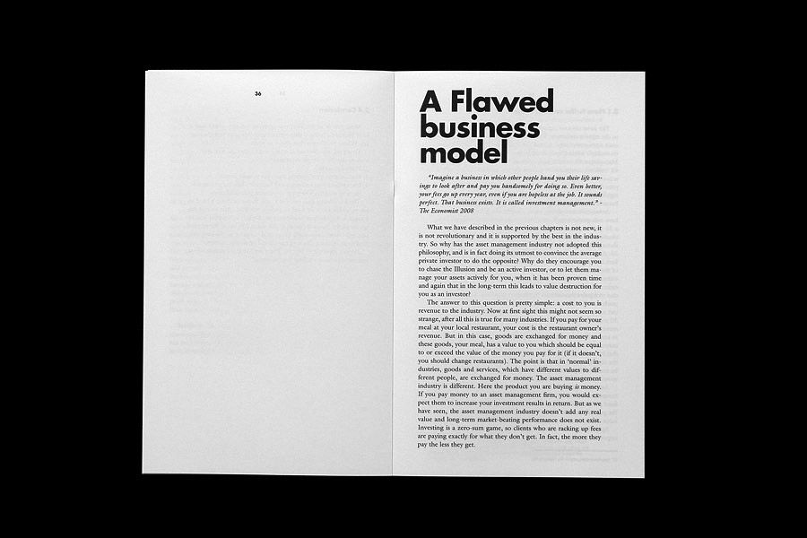 Matthijs Matt van Leeuwen, The Investment Illusion, G2K Designers, Amsterdam