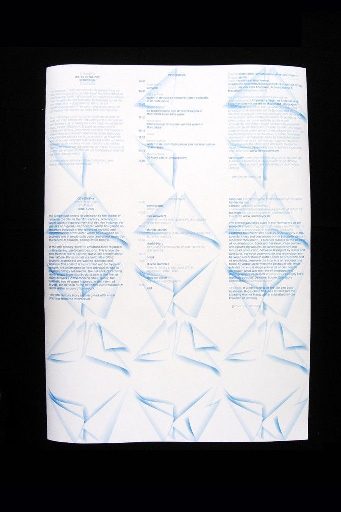 Citygraphy, Matthijs Matt van Leeuwen, Jan van Eyck, Poster