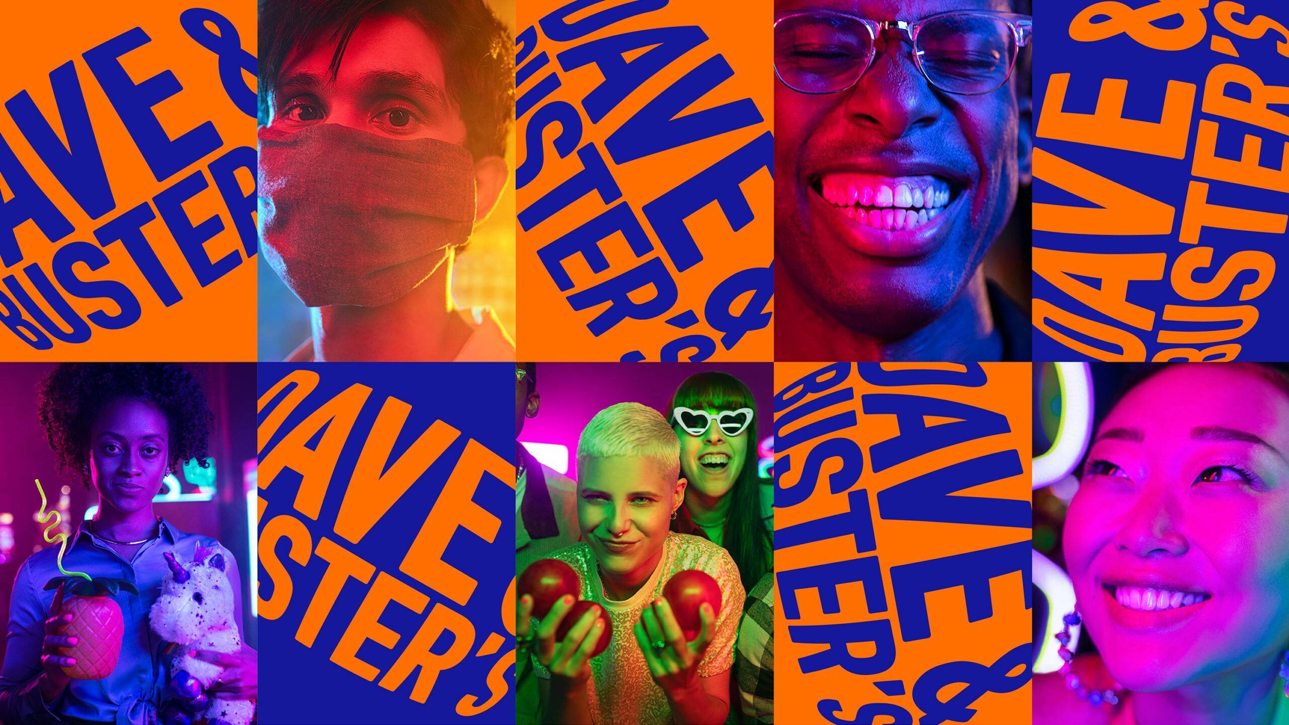 Matt van Leeuwen, Dave & Buster’s, Mother Design, Logo, Identity, Matthijs van Leeuwen