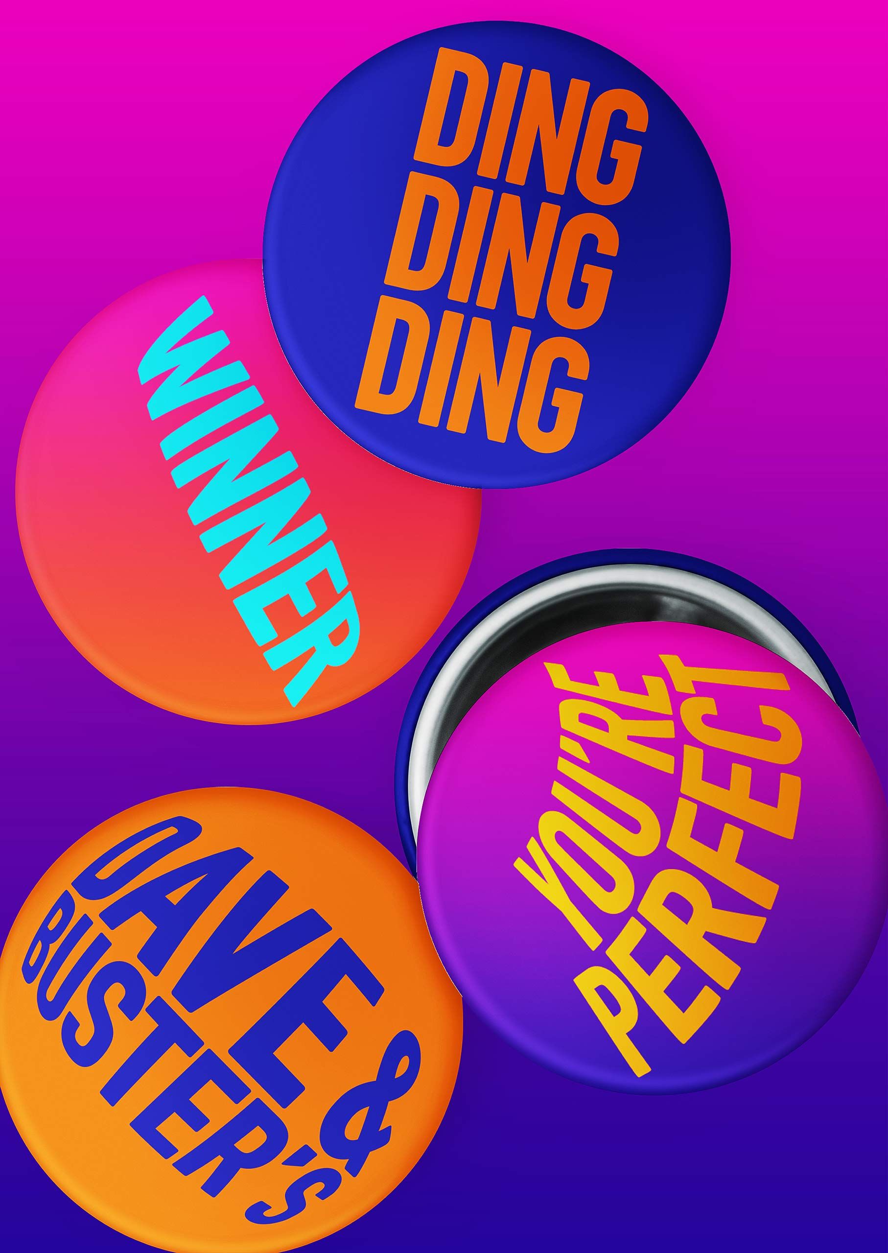 Matt van Leeuwen, Dave & Buster’s, Mother Design, Logo, Identity, Matthijs van Leeuwen