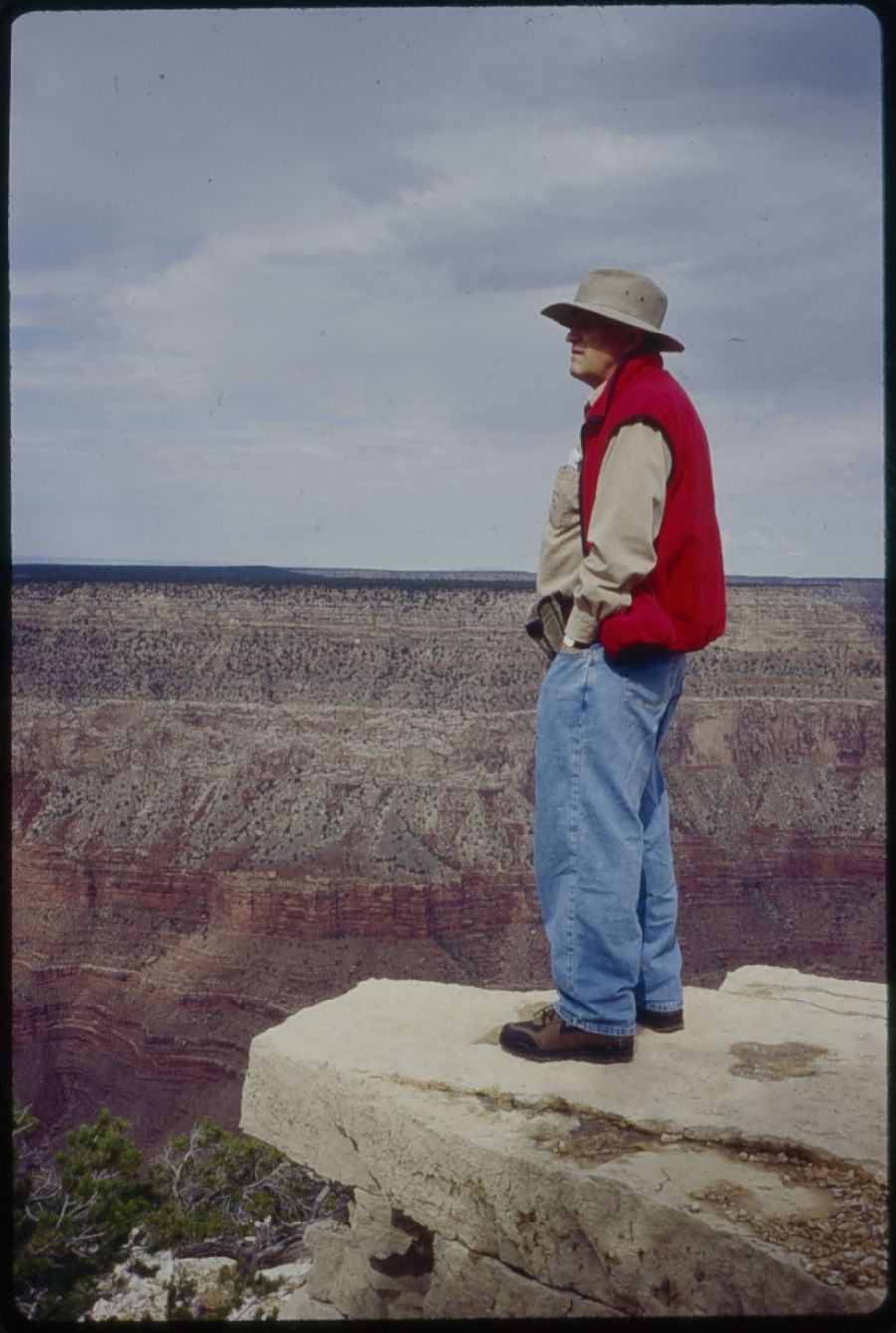 Richard Schmidt - Hockney at the Grand Canyon (1998)