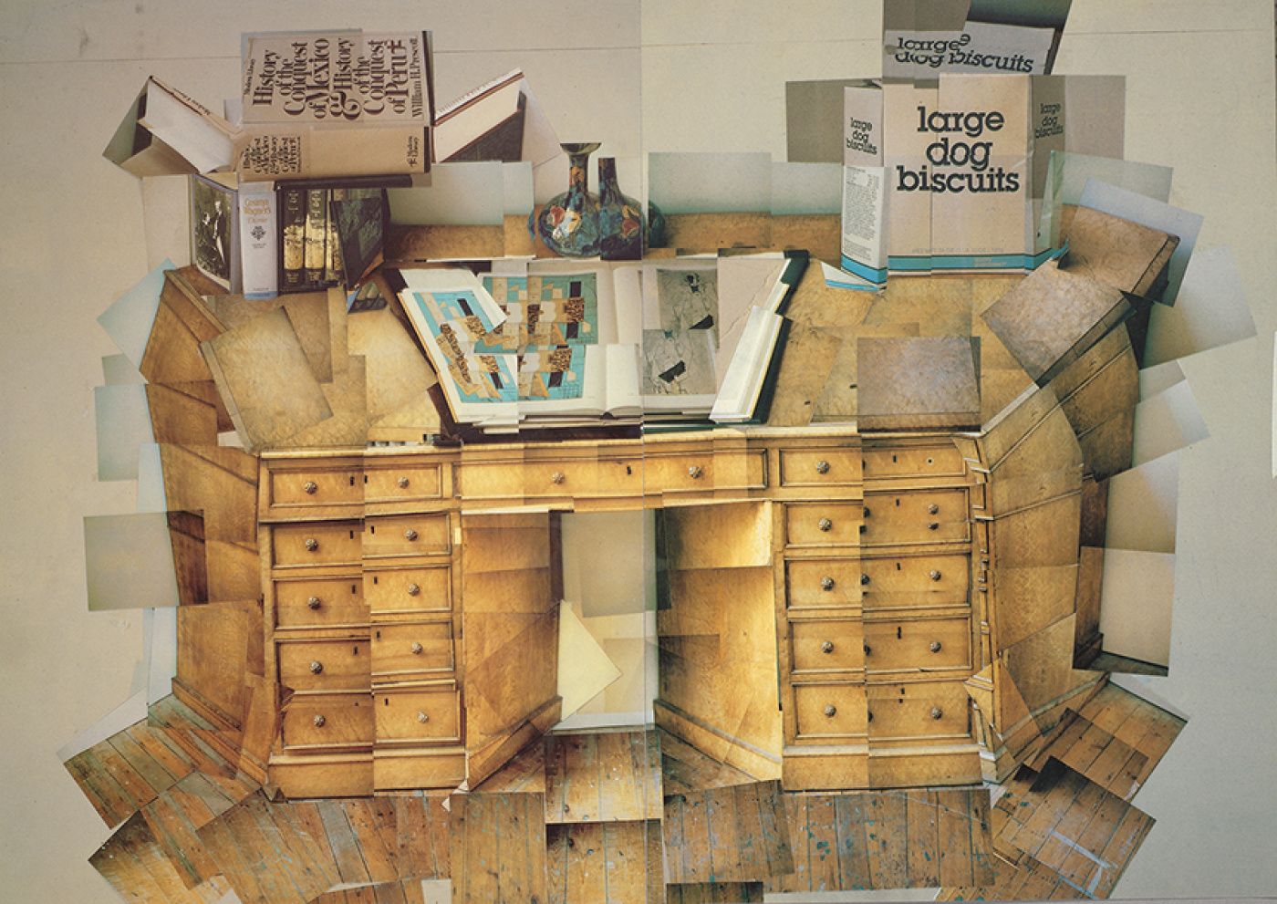 David Hockney - The Desk (1984)
