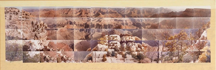 David Hockney - The Grand Canyon Looking North II (1986)