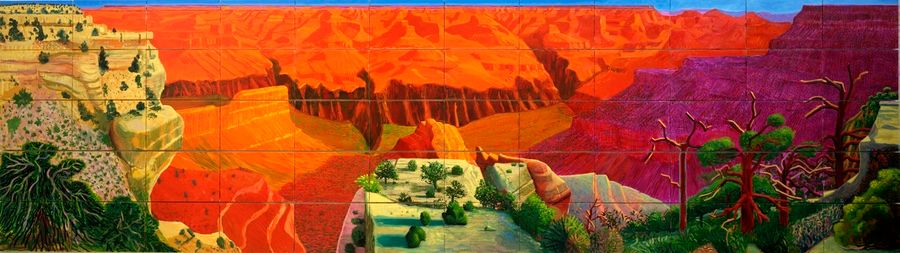 David Hockney - A Bigger Grand Canyon (1998)