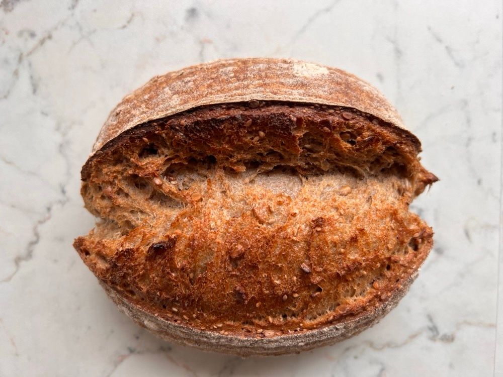 sunflower and sesame seed loaf