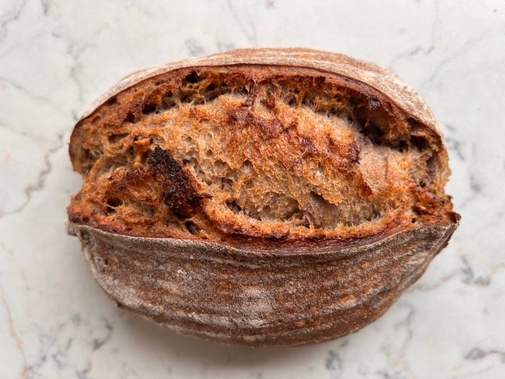 walnut and rye loaf