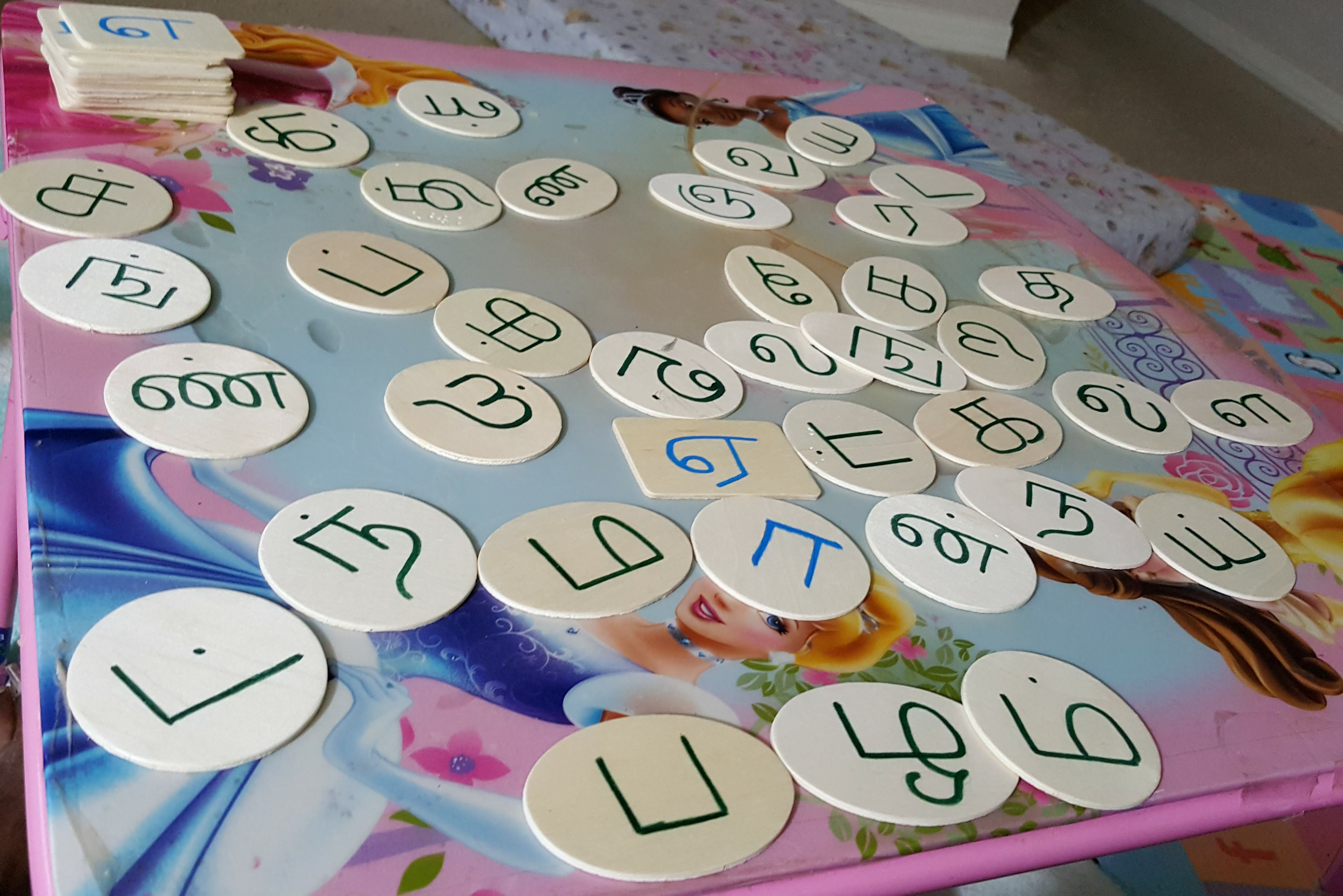 Teaching Tamil Alphabets