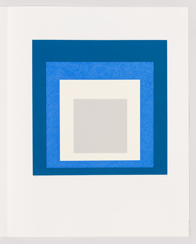 Homage Au Carre (1964) -Josef Albers
