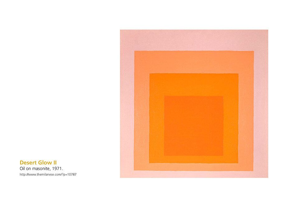 Desert Glow II -Josef Albers