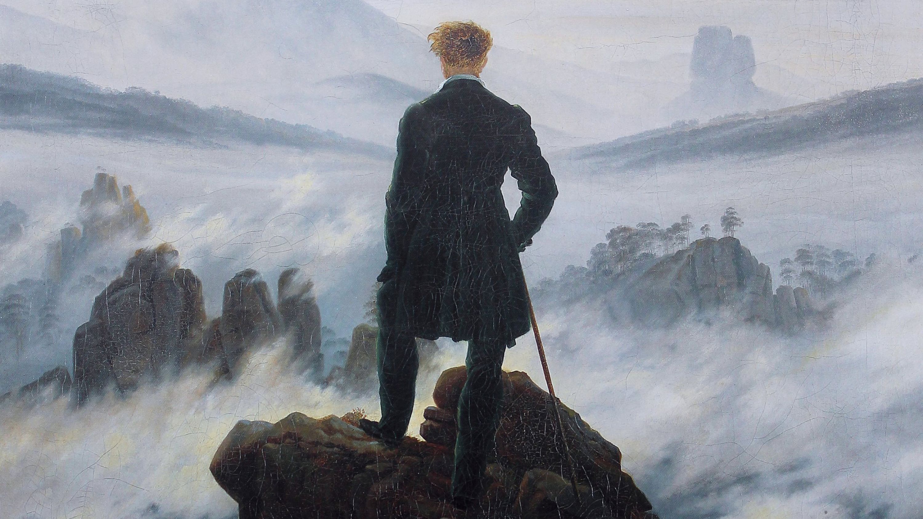 Wanderer Above the Sea of Fog -Caspar David Friedrich