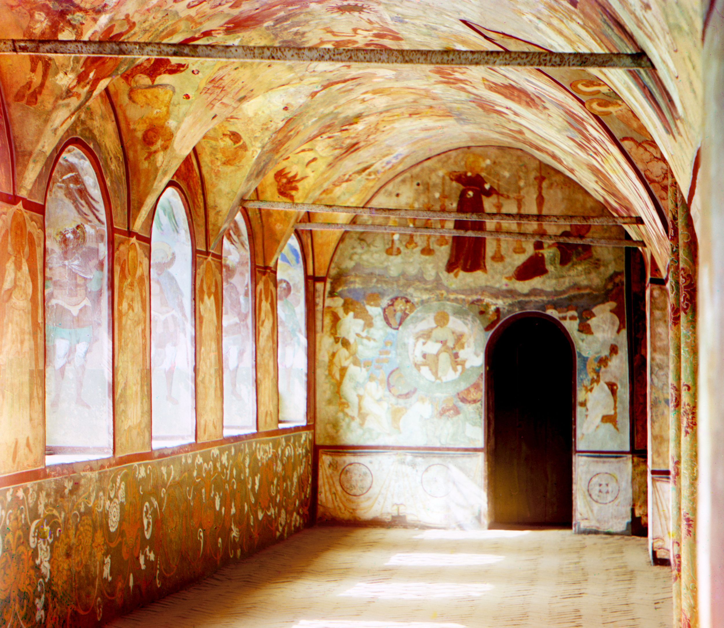 Gallery in the Church of the Resurrection of Christ. Rostov Velikii