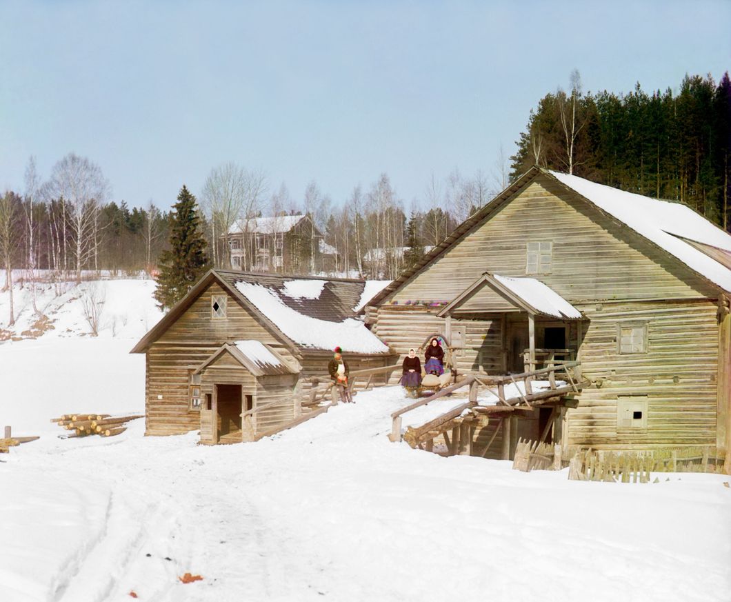 Mill near the town of Lugi, Saint Petersburg province