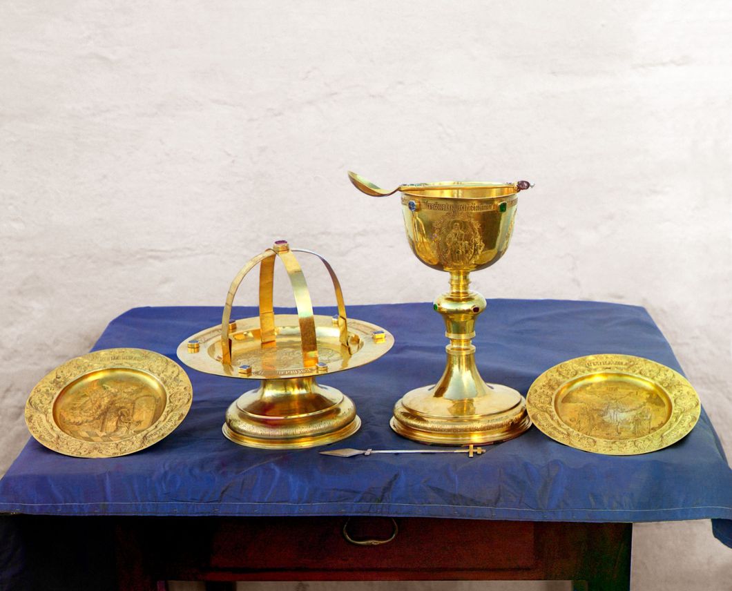 Sacramental vessels. A gift from Tsarevna Mariia Alekseevna.
