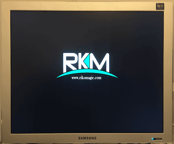 Boot stuck at Rikomagic logo