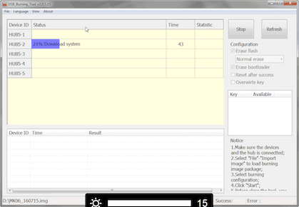 Busy flashing firmware