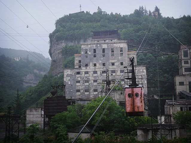 Soviet era miners’ cable car