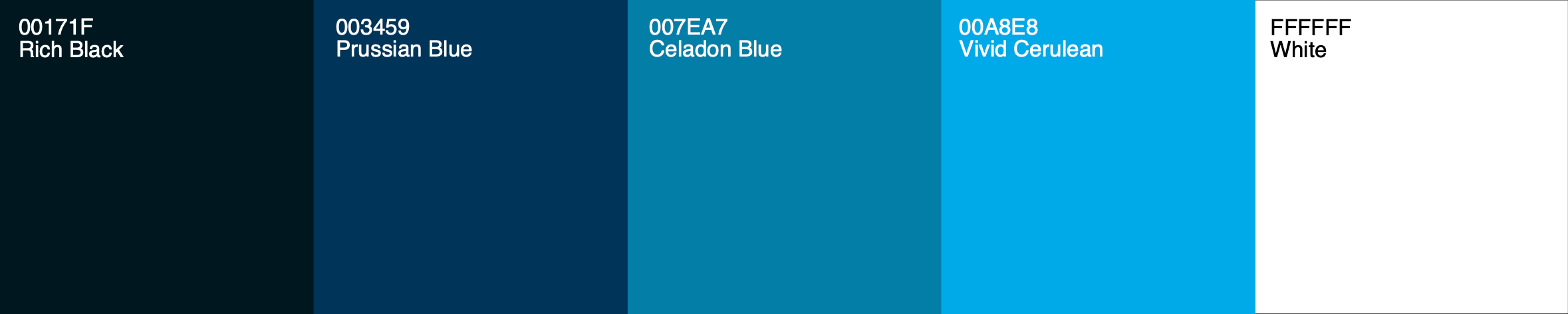 Colour Scheme Blue