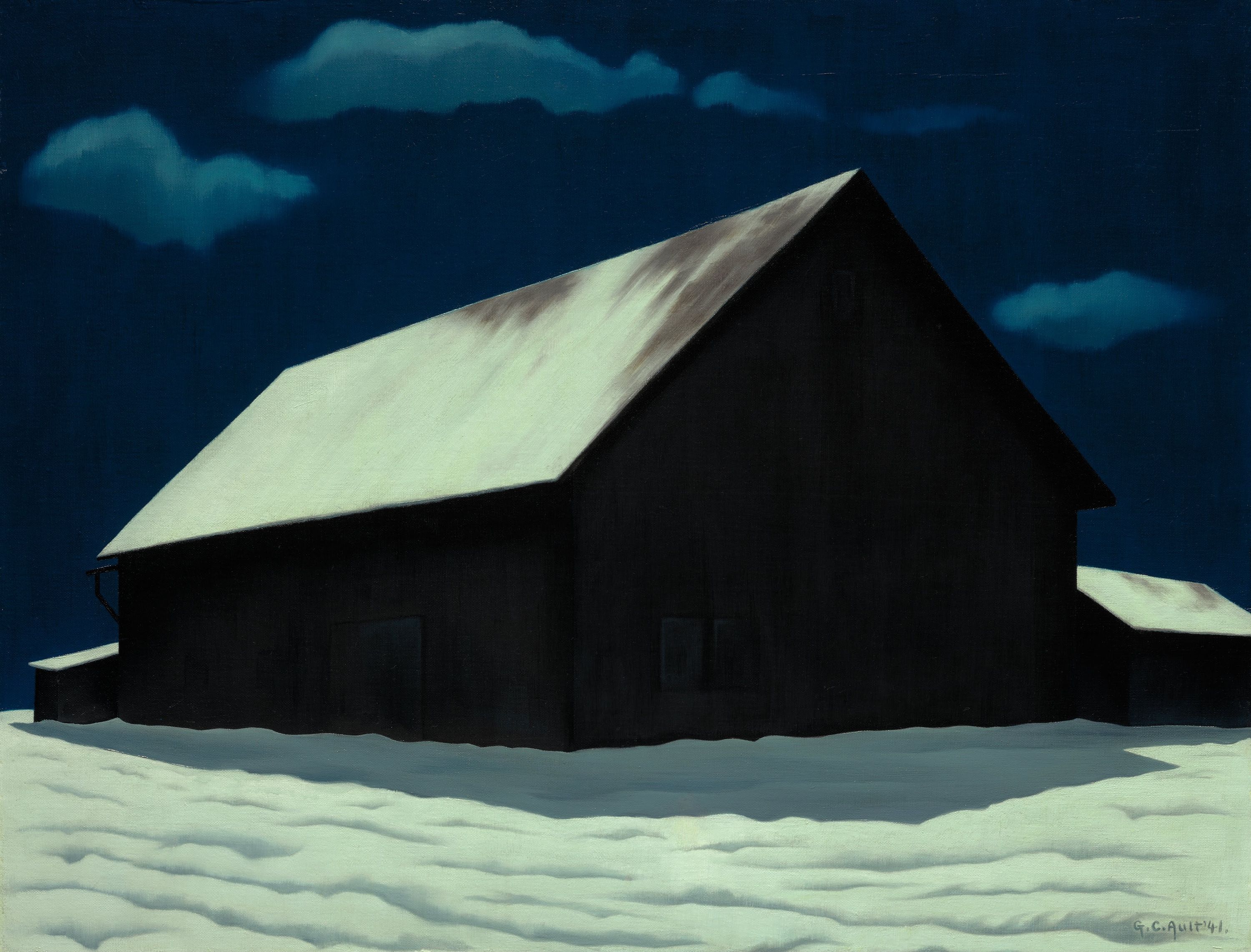 January Full Moon, 1941, George Ault.