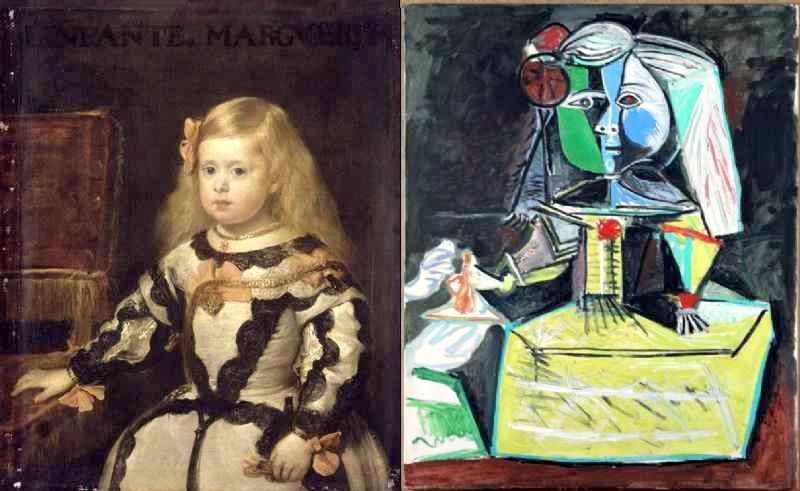 L’infante Marie-Marguerite : l’original de Vélasquez, le “vol” de Picasso