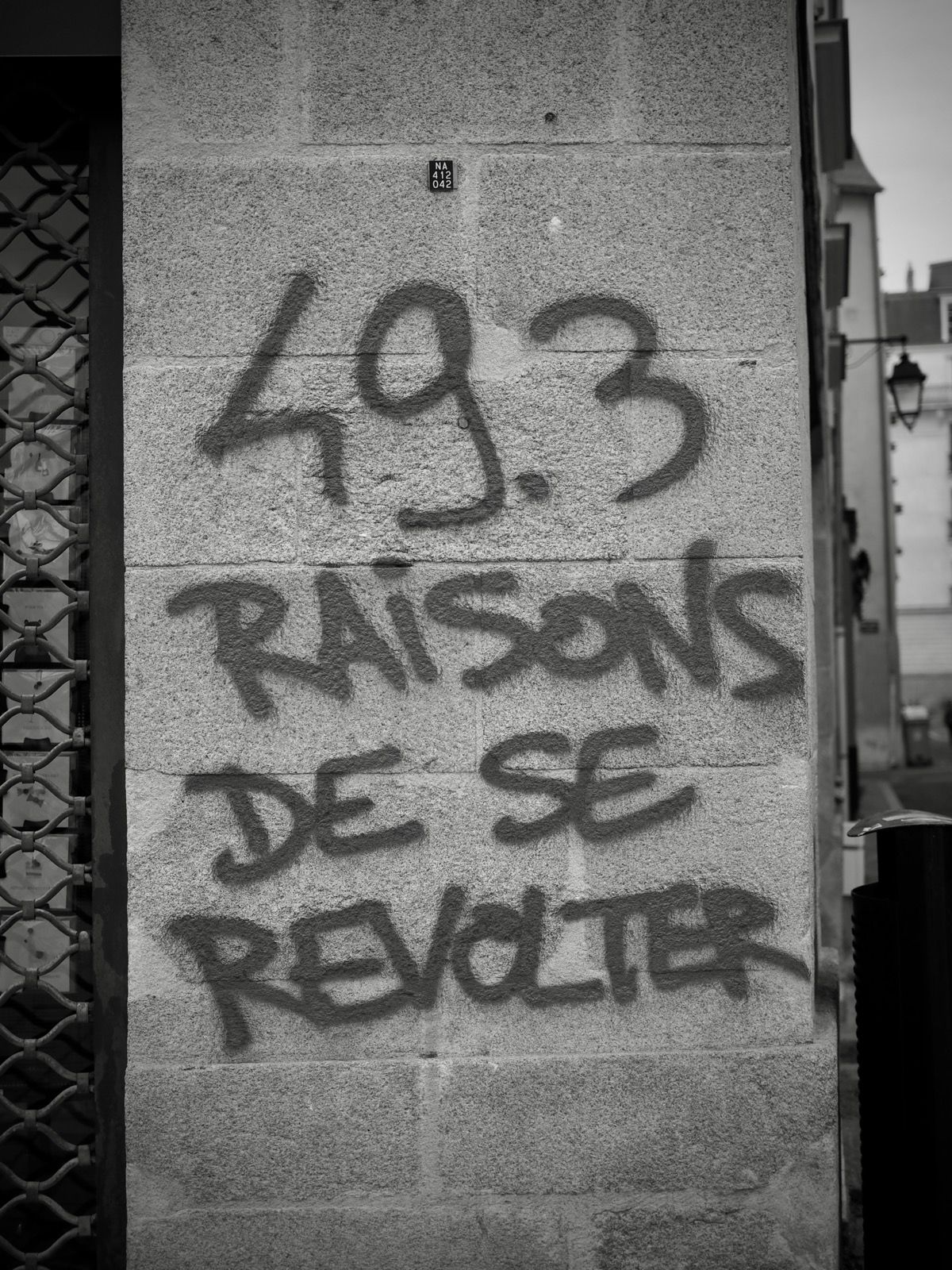 49.3 raisons de se révolter
