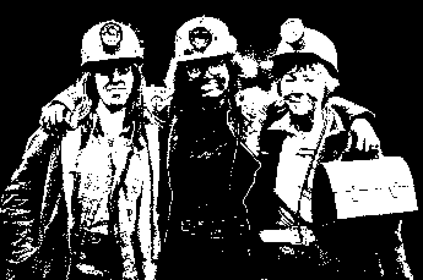 Three miner women