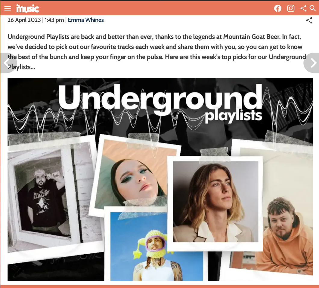Underground Playlists Julian Munyard The Music dot Com by Emma Whines