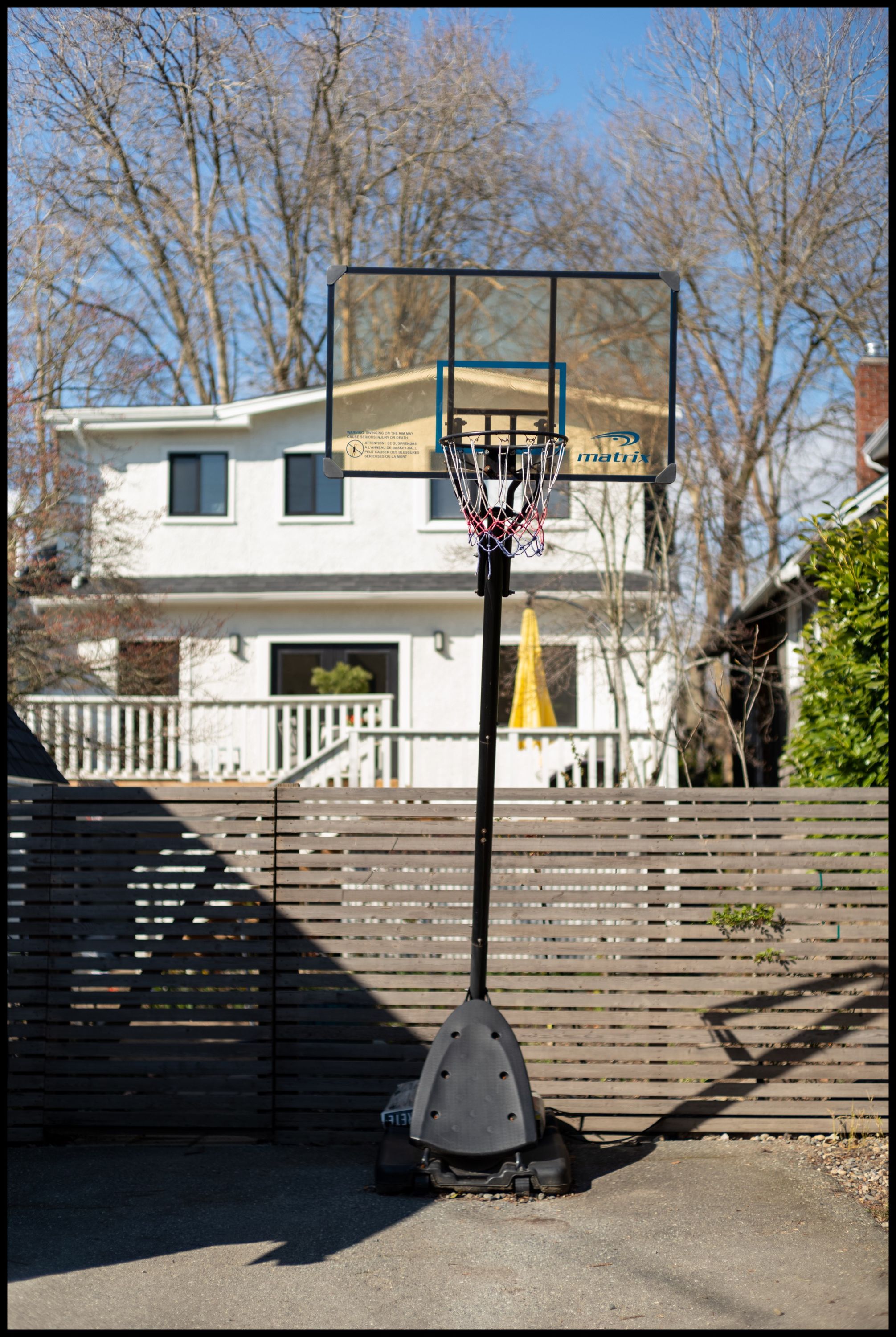 Spalding 54 in Angled Portable Basketball Hoop