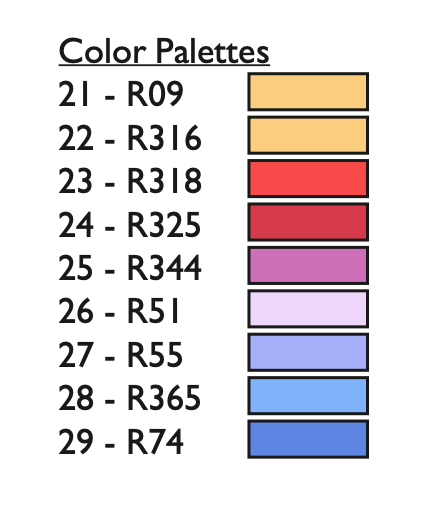 Color pallets example