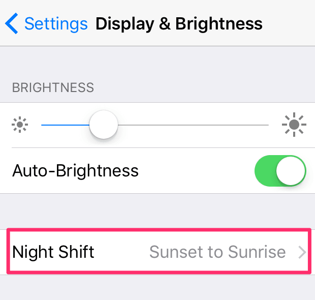 NightShift Enable