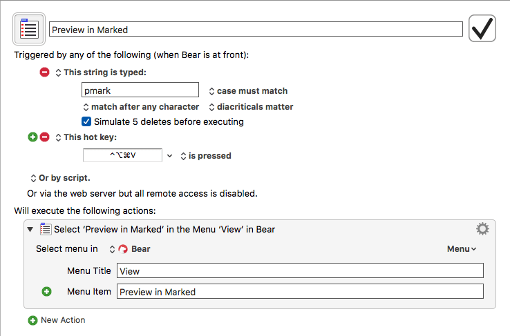 Bear Keyboard Maestro Macro