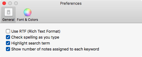 Notbloko Preferences