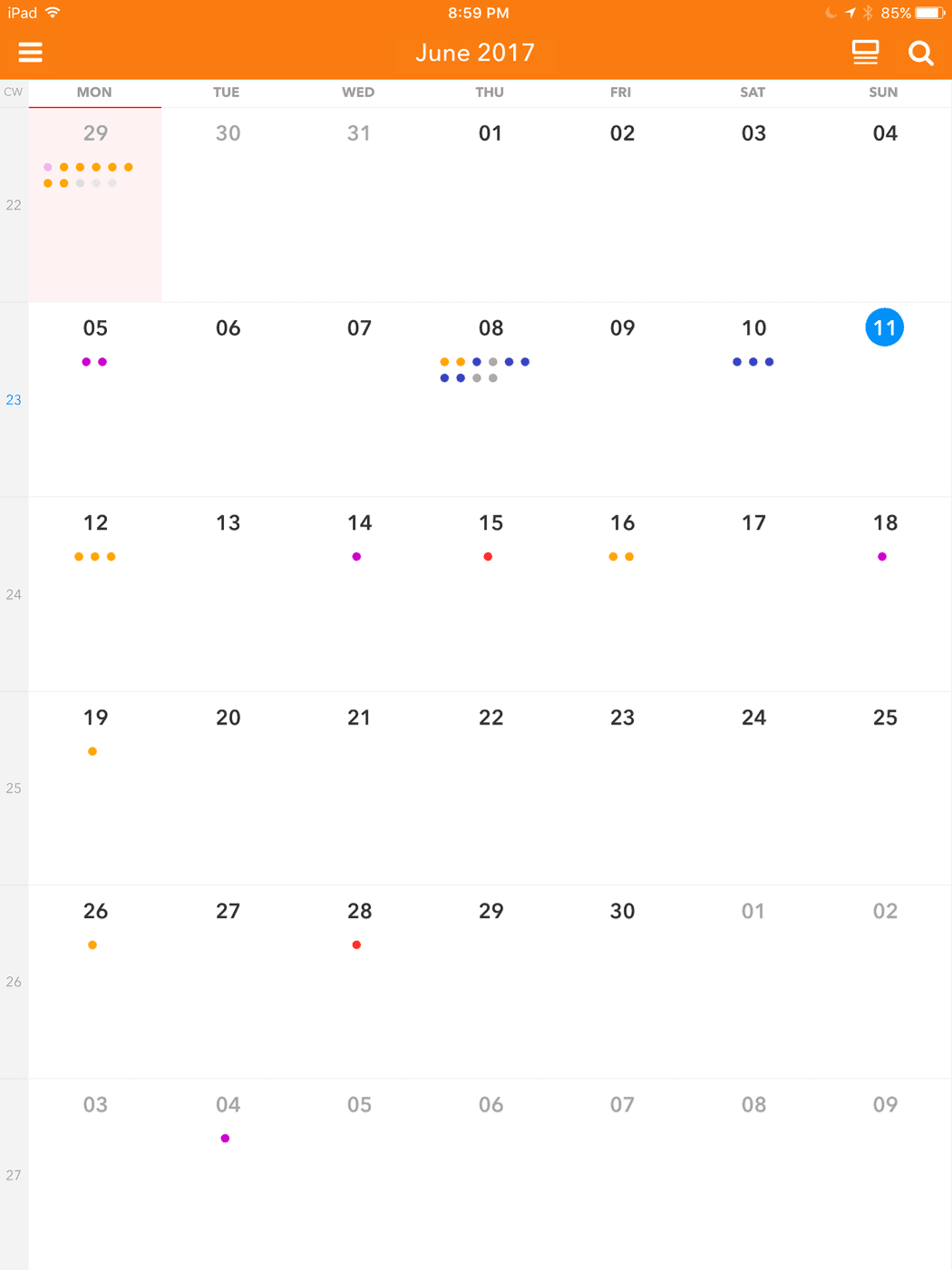 iOS Calendar