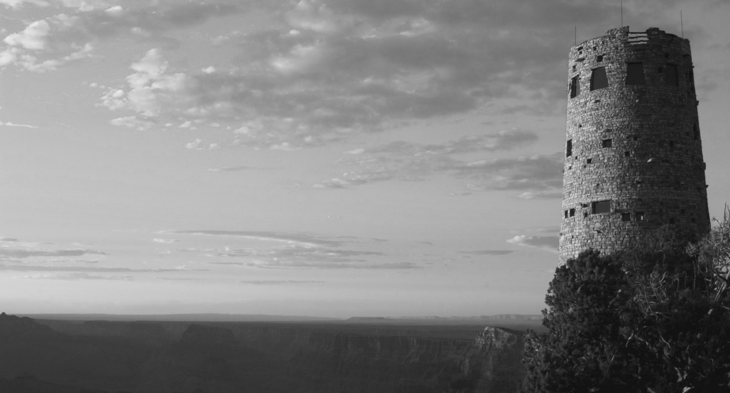 Devils watch tower at the grand canyon