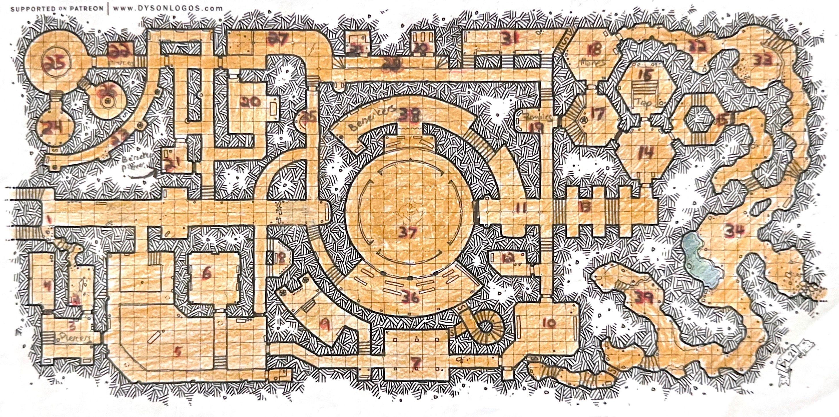 Completed map of the Cryptorum
