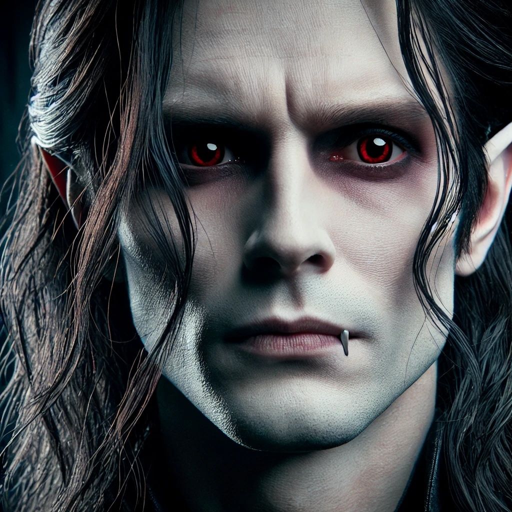 Heathcliff from Wuthering Heights as a vampire
