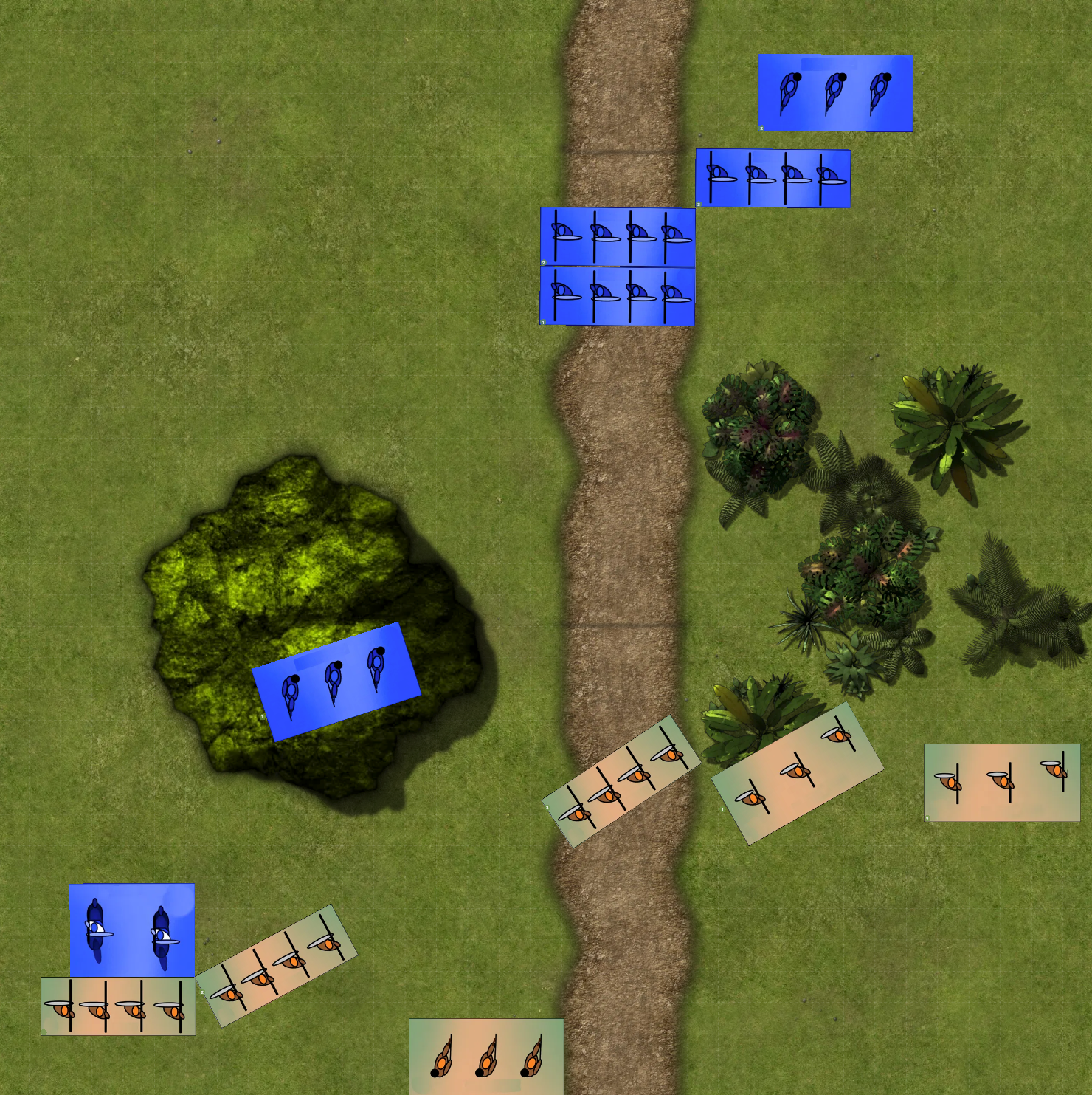 Battlefield during Turn 2