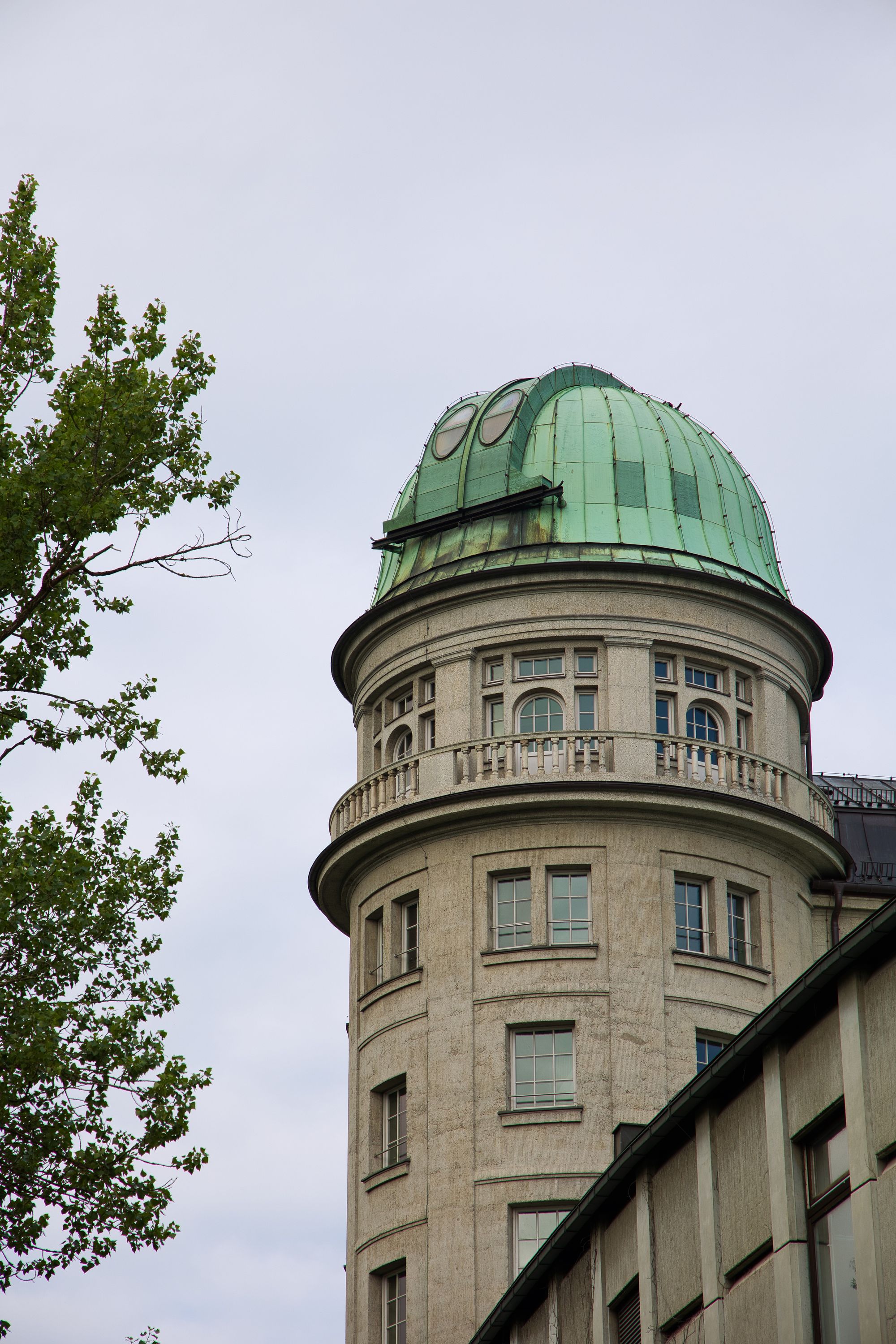 63 copper topped observatory at the deutsche museum