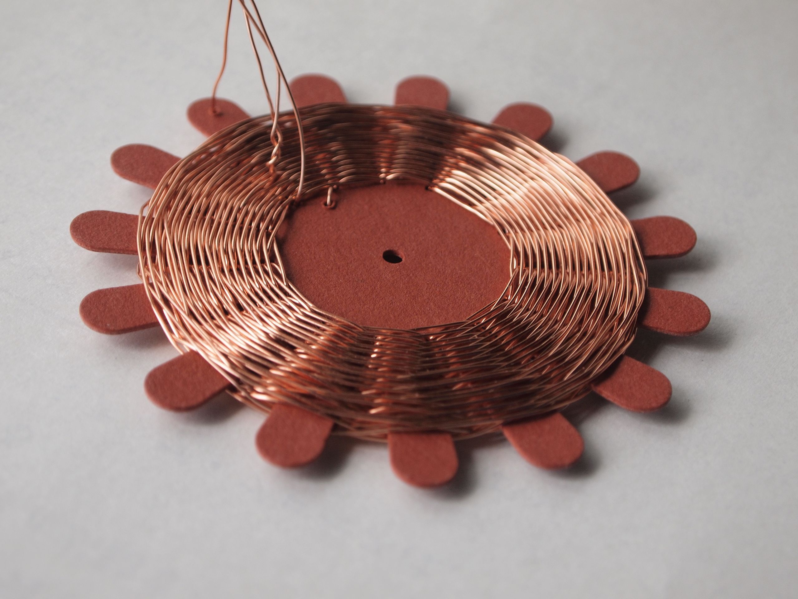 Inductor spider coil