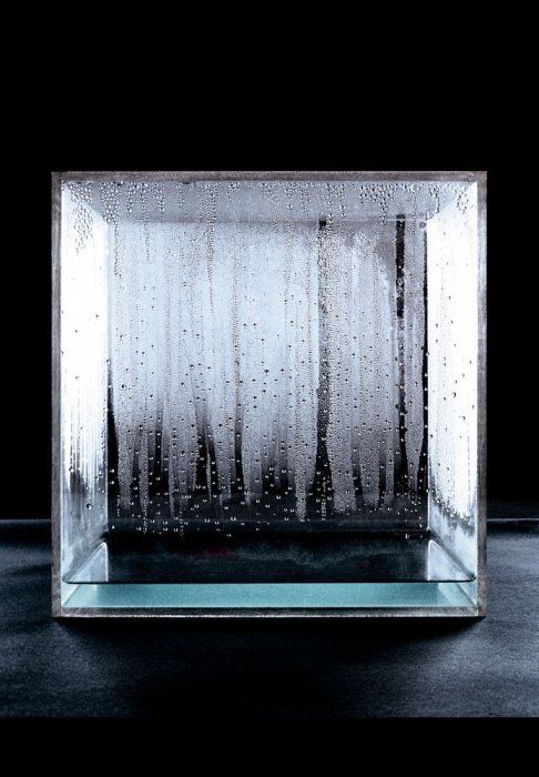 Condensation Cube by Hans Haacke 1963-1968
