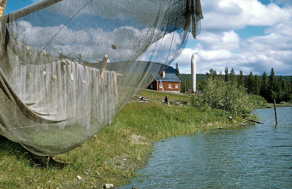 fishing nets at lake saggat