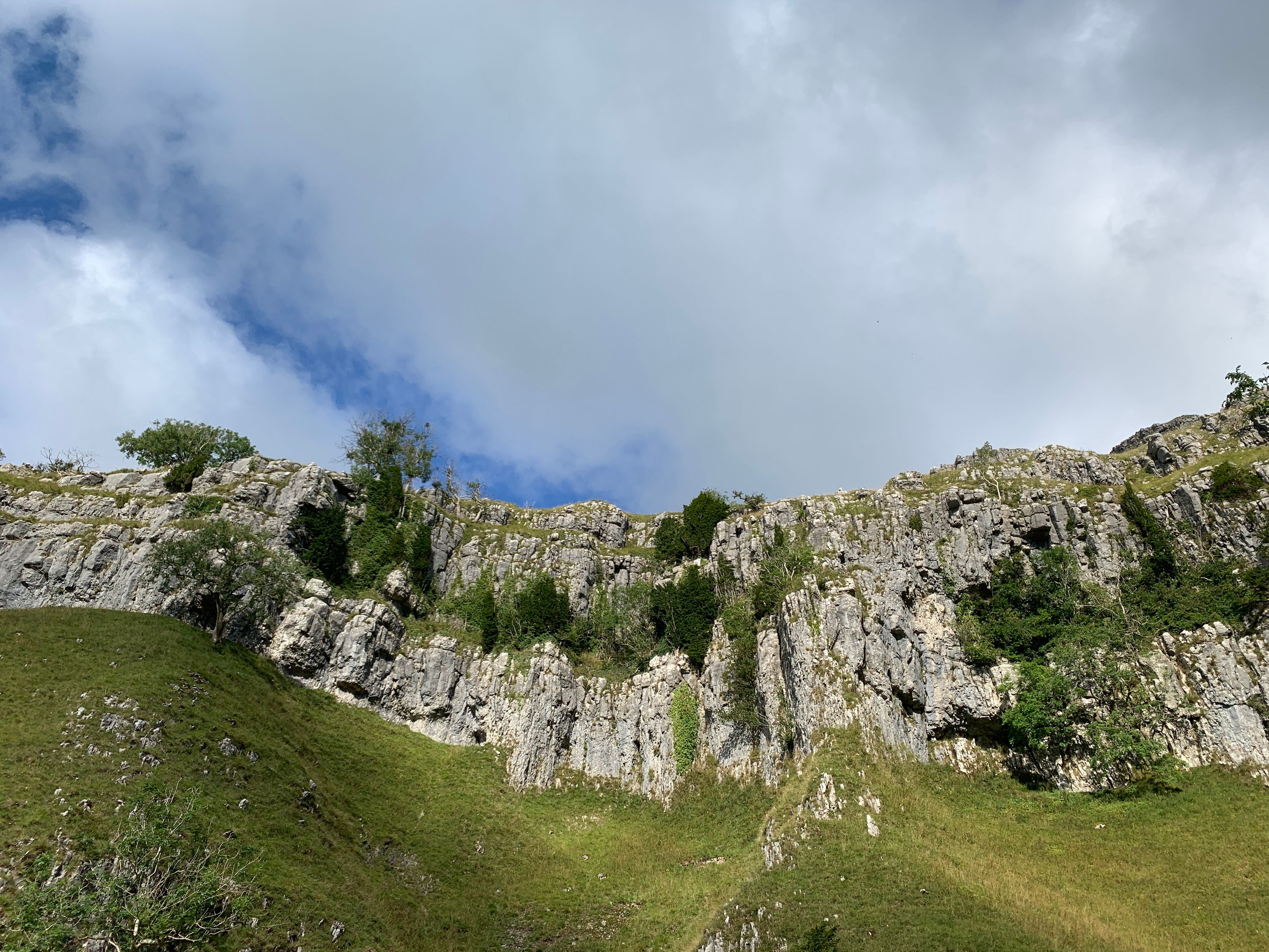 Above you at Gordale Scar