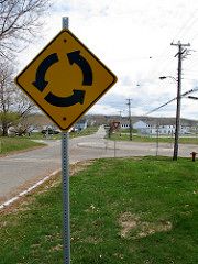 Roundabout Sign