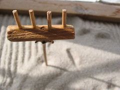 Tiny Rake in Zen Garden