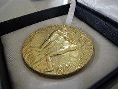 Back of Nobel Peace Prize Medal