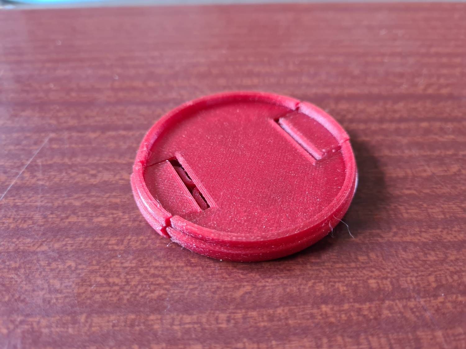 Back of lens cap